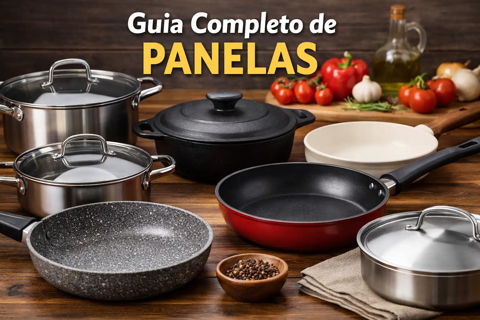 Guia Completo de Panelas: Como Escolher a Ideal para Sua Cozinha